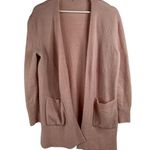 Madewell Size S Kent Cardigan Sweater in Coziest Yarn Pale Pink Wool Alpaca Photo 0