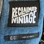 Denim Plaid Corset Top,‎ Grunge Y2K Punk Mall Goth Medium Indie Sleaze Photo 2