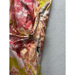 Roberto Cavalli  Pink Silk Floral Tank Top Blouse Side Zip Size 46 US Medium Y2K Photo 5