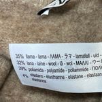 ZARA Women's Beige Tan Wool High Waisted Knit Pull On Mini Pencil Skirt Size S Photo 4