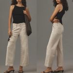 Paige  Brooklyn Wide Leg Crop Jeans Size 30 in‎ Quartz Sand Photo 1