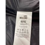 Moschino Love  Womens Wool‎ Blend Pea Coat US 6/EU 42 Embroidered Arm Long Jacket Photo 3