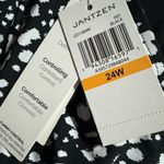 Jantzen  Glamour Maillot Black White Print Cap-Sleeve One-Piece Swimsuit 24W New Photo 7