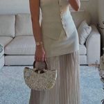 ZARA NWT MIXED PLEATED KNIT SKIRT SIZE S Photo 6