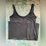 Vintage Y2K Hypnotik black disco mirror sleeveless mini tank dress, size large Photo 1