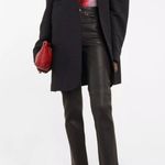 RE/DONE $1195 NWT  BLACK LEATHER 70s STRAIGHT JEANS SZ 26 Photo 4