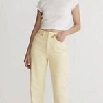 Madewell  Baggy Straight Jeans Yellow Size 30 Photo 5