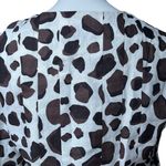 Live a Little LAL  Animal Print Linen Jacket, Sz L Photo 9