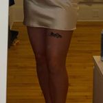 Princess Polly Silky Champagne Mini Dress Photo 4