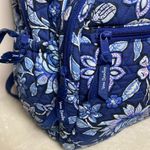Vera Bradley  Quilted ‘Tropics’ Tapestry Floral Blue Backpack EUC 18in Photo 1