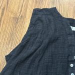 Seafolly  Beach Cover Up Womens Medium Black Gauzy Swim Oversized Top Photo 6