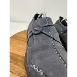 Clarks Wave Walk Leather Slip On Comfort Flat Casual Shoes Black Size 8M Photo 5