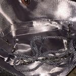 Forever 21 NWT silver sparkle mesh clutch. Photo 3