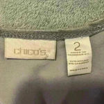Chico's Women’s Silver Chico’s Sleeveless Blouse Photo 2