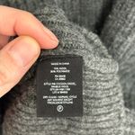 Theory Nimbus Wool Ribbed Cocoon Sweater Dress in Light Charcoal - Size L Photo 5