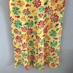 Fresh Produce Bright Tropical Floral Fish Dress Art to Wear Artsy Small Photo 6