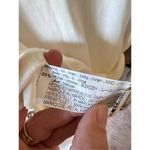 ZARA  Linen Blend Belted Shirt Dress in Ecru Size Medium Photo 8