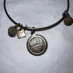 ALEX AND ANI  “Born To Be Something” Burnished Silver‎ Tone Bangle Photo 2