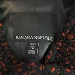 Banana Republic Beautiful Burgundy & Black Tweed Cropped Jacket Sz 10P Photo 7