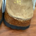 PAPILLIO by Birkenstock Gizeh Printed Bluish Gray Sandals Slides Size 39 L8 M6 Blue Photo 15