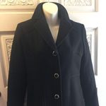 Kenneth Cole Reaction Black Wool Mid Length Jacket Coat Womens Size 4 Photo 6
