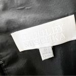 Badgley Mischka  Black Lace Ankle Length Formal Dress Photo 3