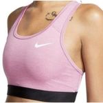 Nike  Dri-FIT Sports Bra Swoosh Non-Padded Medium Support Racerback Pink XS Photo 0