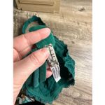 Free People  Women’s Small Green Galloon Lace Halter Bralette Photo 2