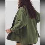 Free People  Madison City Oversized Denim Jacket Adventurer Wash Size L NEW Photo 9