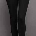 CARBON38 Ribbed High Waist 7/8 Leggings in Black Size Medium $108 Photo 0