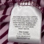 White Stag  Pink Burgundy Stripe Turtleneck Top L | Cozy Sparkle Christmas Look Photo 3