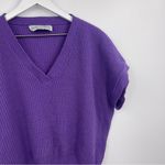 Vintage Y2K Cropped Purple Sweater SZ M Size M Photo 1