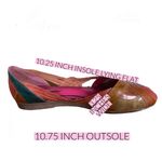L.j. Simone VINTAGE CIRCA 1980'S  MULTI-COLOR HUARACHE GENUINE LEATHER SANDALS 10 Photo 11