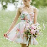 Alice + Olivia  Sweetheart Bustier Flare Dress. Photo 0