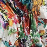 Diesel NWOT  Women Floral Midi Dress Oversized Size S Pocket Photo 10