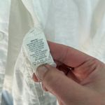 Women’s Cubavera linen pocket front shirt White Size XL Photo 4