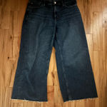 American Eagle  high rise super baggy jeans- dark wash Photo 0