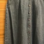 Vintage Casablanca Size Medium Denim Button Front Collared Sleeveless Maxi Dress Blue Photo 7