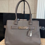 Coach Swagger Carryall Pebble Leather Large Shoulder Bag Style 36488 Photo 0