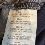 Indigo Blue  Maternity Dark Wash Skinny Elastic Waist Size Large Jeans. Photo 4