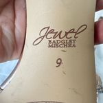 Badgley Mischka Jewel Joanne Embellished Block Heel Sandal‎ Champagne Cream 9 Tan Photo 7