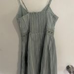Lulus Sage Crochet Lace Button- Front Mini Dress Photo 7
