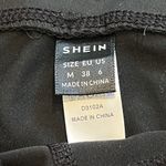 SheIn NEW High Rise Crop Leggings Pockets Stretch Slimming Black Medium Women’s Photo 8