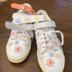 Adidas ' White Sneakers with Colorful Floral Design Photo 9