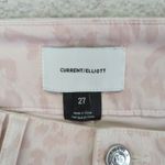 Current/Elliott Current Elliott Leopard Print Denim Skirt, Size 27, Mini, Casual, Womens Photo 2