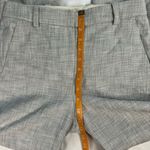 Rebecca Taylor Size 6? Dove Grey Slub Straight Cotton Blend Cropped Pant Office Photo 7