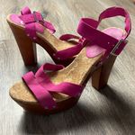 Gianni Bini Pink Platform Sandals Size 10 Medium Photo 4