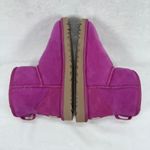 UGG  Mini Boots Suede Leather Sheepskin Lined SugarPlum Women's‎ Size 6 Photo 6