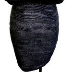 Wet Seal Black chiffon metallic strapless dress small chiffon top bodycon skirt Photo 3