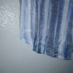 Zac & Rachel L Sleeveless Tie Dye Blue Striped Top Size L Photo 2